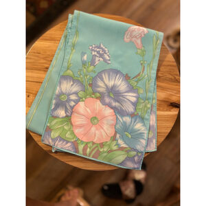 Avon Scarf vintage One Size Blue Floral